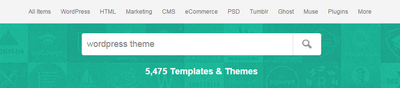 ThemeForest Theme Search